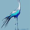 Blue Crane Art Paint By Numbers