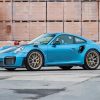 Blue Porsche Gtr2 Paint By Numbers