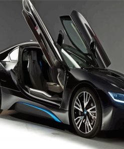 BMW I8 Black Car Paint By Numbers