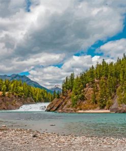 Bow Falls Paint By Numbers