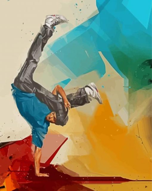 Breakdance Art Paint By Numbers