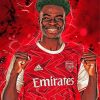 Bukayo Saka Art Paint By Numbers