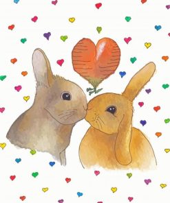 Bunny Love Paint By Numbers