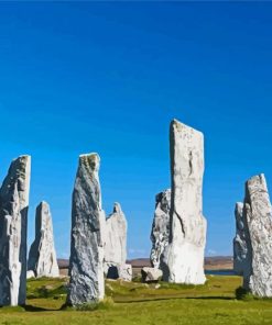 Callanish Stones In Hebrides Paint By Numbers