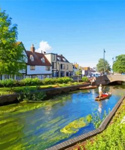 Canterbury Westgate Canal Paint By Numbers