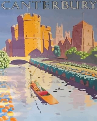 Canterbury Poster Paint By Numbers