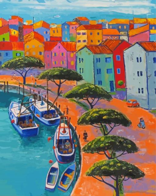 Caorle Italy Art Paint By Numbers