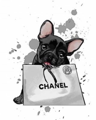 Chanel Dog Paint By Numbers