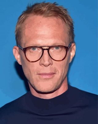 Close Up Paul Bettany Paint By Numbers