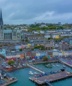 Cobh Town Ireland Paint By Numbers