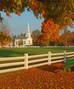 Craftsbury Common VT Paint By Numbers