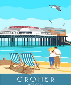 Cromer Norfolk Poster Paint By Numbers