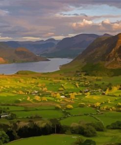 Crummock Water Lake Paint By Numbers