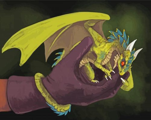 Cute Dragon Paint By Numbers