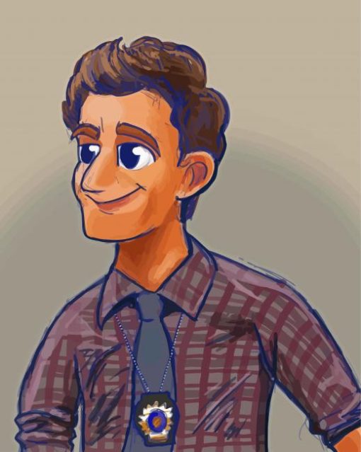 Detective Jake Peralta Art Paint By Numbers