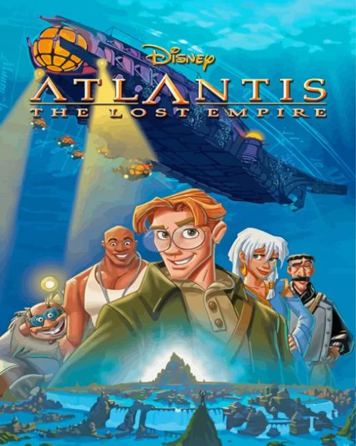 Disney Atlantis The Lost Empire Paint By Numbers