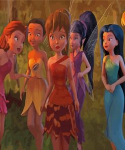 Disney Fairies Art Paint By Numbers