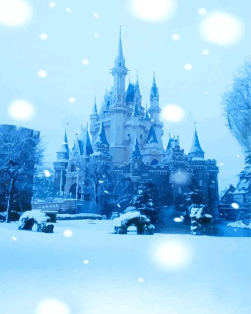 Disney Winter Paint By Numbers