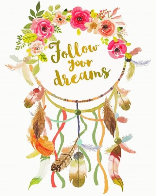 Dreamcatcher Follow Your Dreams Paint By Numbers