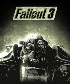 Fallout 3 Game Poster Paint By Numbers