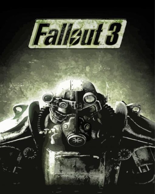 Fallout 3 Game Poster Paint By Numbers