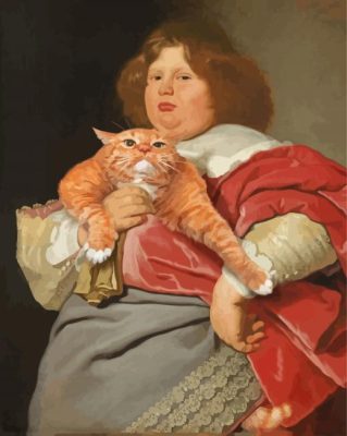 Fat Boy And Fat Cat Paint By Numbers