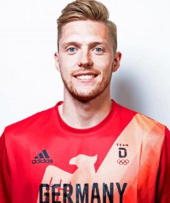 Florian Müller Goalkeeper Paint By Numbers