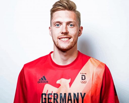 Florian Müller Goalkeeper Paint By Numbers