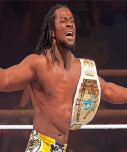 Ghanaian American Wrestler kofi kingston Paint By Numbers