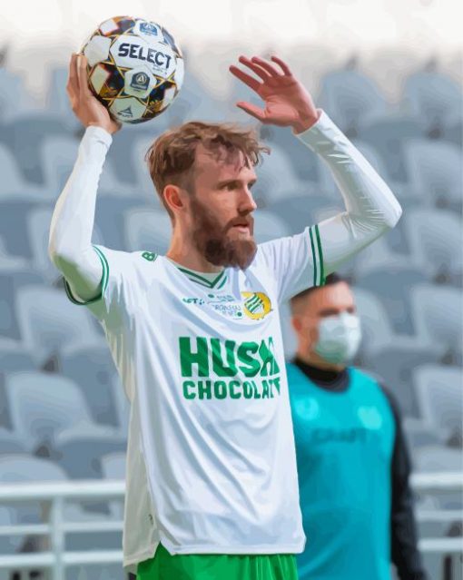 Hammarby Football Player Paint By Numbers