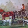 Horse Sleigh With Dogs Paint By Numbers