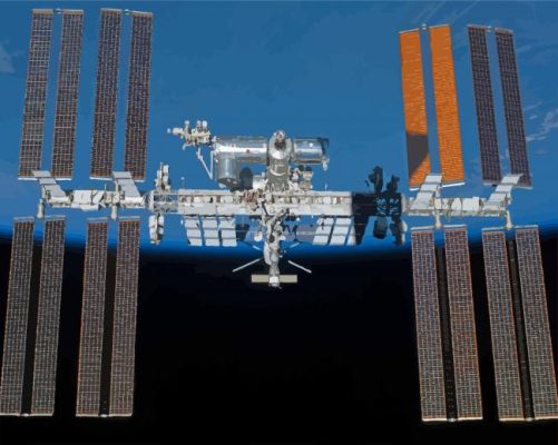 International Space Station Nasa Paint By Numbers