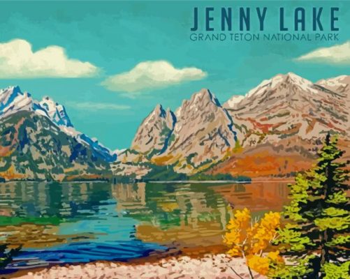 Jenny Lake Paint By Numbers