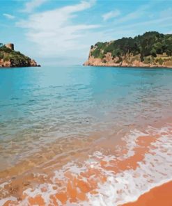 Jersey Channel Islands Beach Paint By Numbers