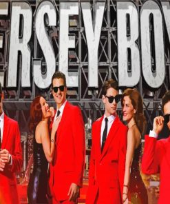 Jersey Boys Poster Paint By Numbers