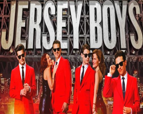 Jersey Boys Poster Paint By Numbers