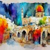 Jerusalem Abstract Paint By Numbers