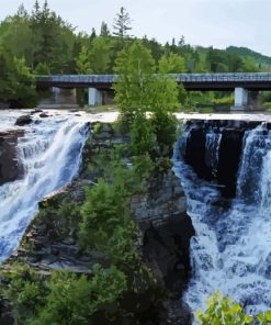 Kakabeka Falls Thunder Bay Paint By Numbers