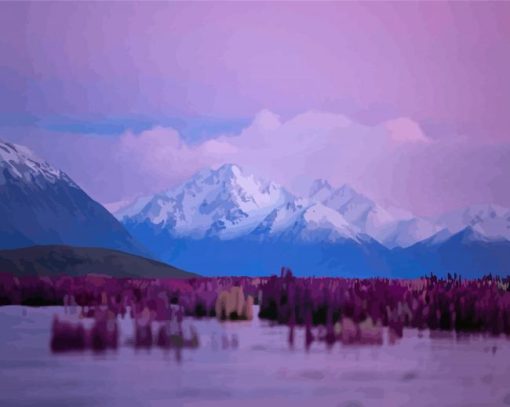 Lake Tekapo Paint By Numbers