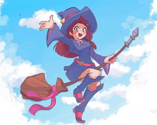 Little Witch Academia Character Art Paint By Numbers