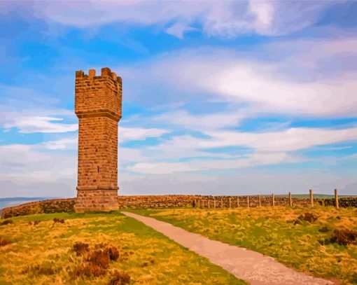 Lunds Tower Sutton In Craven Paint By Numbers