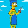 Marge Simpson Paint By Numbers