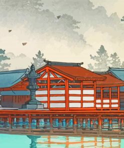 Miyajima In De Mist Hasui Kawase Paint By Numbers