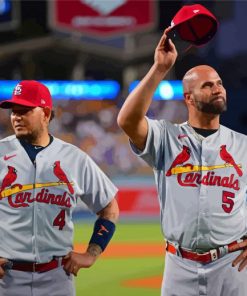 Molina And Pujols Paint By Numbers