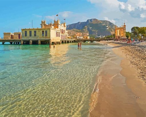 Mondello Beach Paint By Numbers