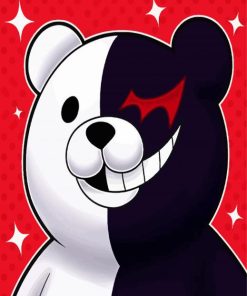 Monokuma Bear Paint By Numbers