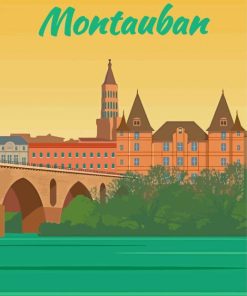 Montauban Poster Paint By Numbers