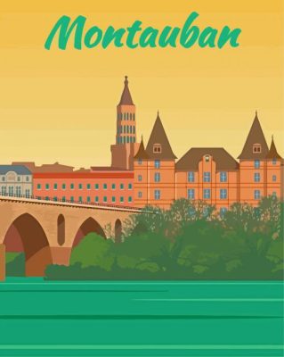 Montauban Poster Paint By Numbers