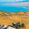 Motorcycle Camping Beside Beach Paint By Numbers