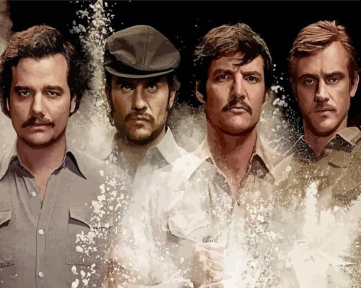 Narcos Characters Paint By Numbers